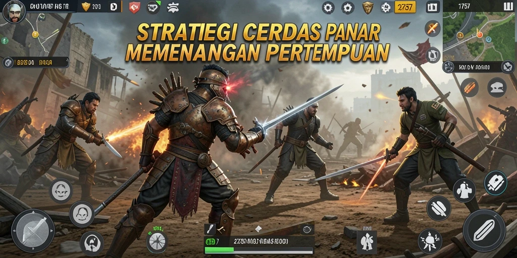 Tampilan gameplay menegangkan dari 2757 dengan strategi cerdas.