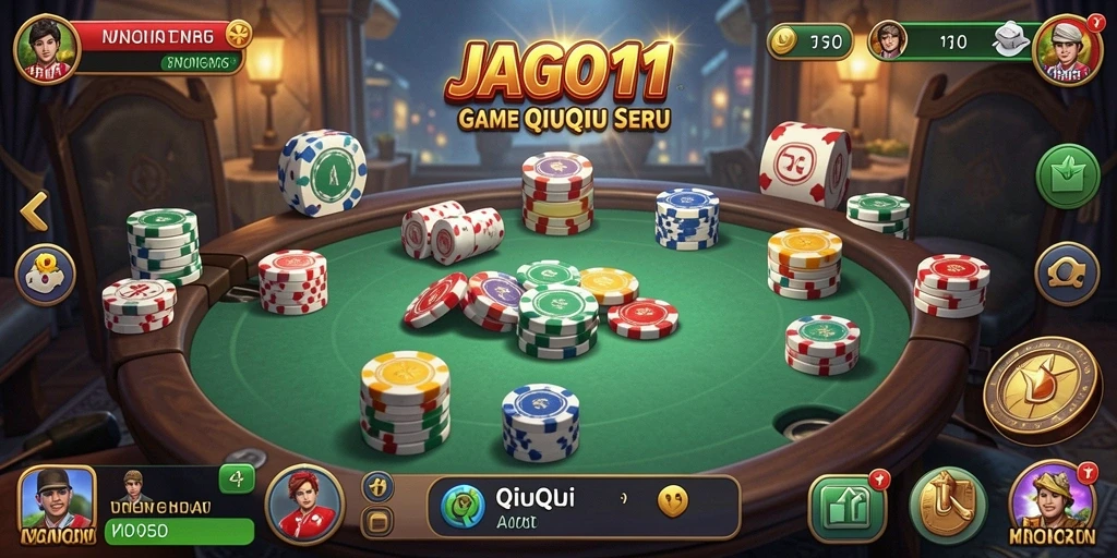 Screenshot gameplay QiuQiu yang menarik dan interaktif.