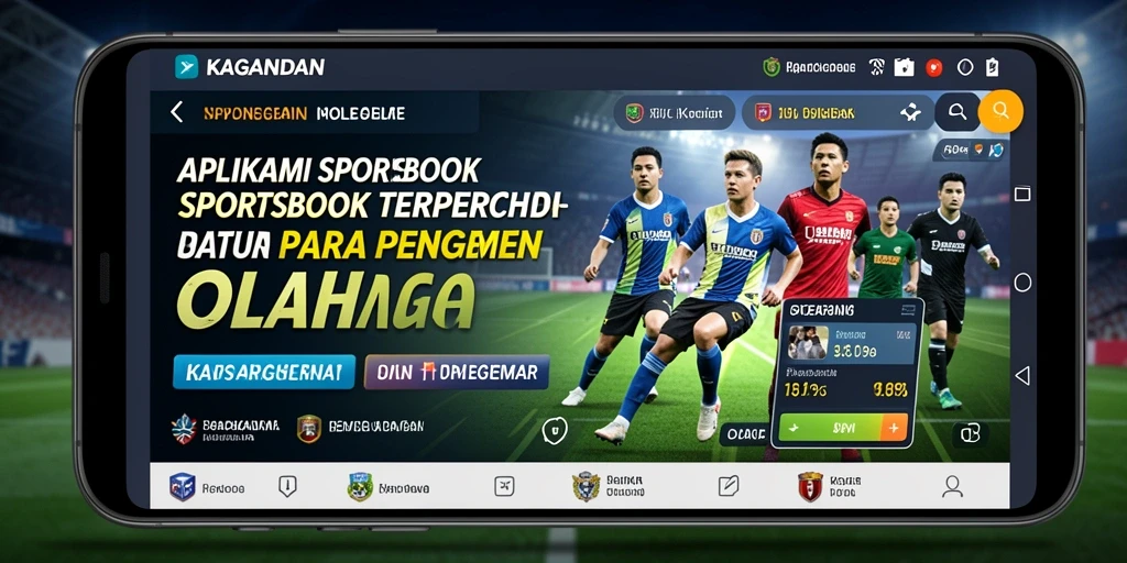 Screenshot KAGANDAN menampilkan antarmuka taruhan olahraga yang menarik.