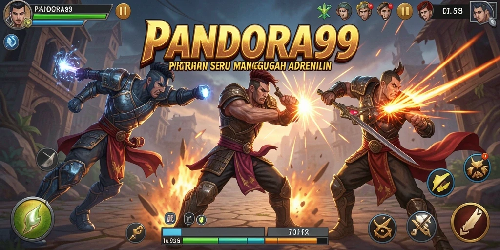 Tampilan gameplay PANDORA99 yang mendebarkan dan penuh aksi.