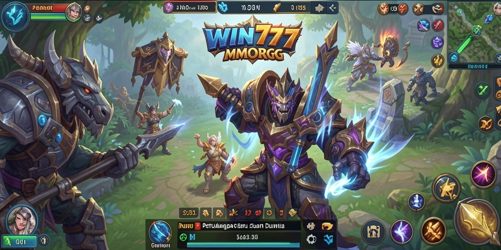 Screenshot gameplay yang menampilkan aksi seru dalam WIN777.