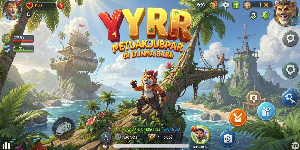 Tampilan gameplay YYRR dengan petualangan epik penuh tantangan.